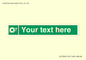 SL7224: Custom sign safe condition Lifebuoy with light