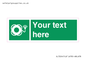 SL7224: Custom sign safe condition Lifebuoy with light