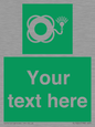 SL7224: Custom sign safe condition Lifebuoy with light