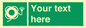SL7225: Custom sign safe condition Lifebuoy with line and light