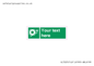 SL7225: Custom sign safe condition Lifebuoy with line and light