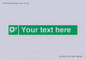 SL7225: Custom sign safe condition Lifebuoy with line and light