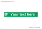 SL7225: Custom sign safe condition Lifebuoy with line and light