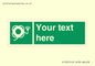 SL7225: Custom sign safe condition Lifebuoy with line and light