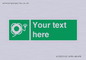 SL7225: Custom sign safe condition Lifebuoy with line and light