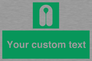 SL7226: Custom sign safe condition Lifejacket