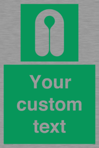 SL7226: Custom sign safe condition Lifejacket
