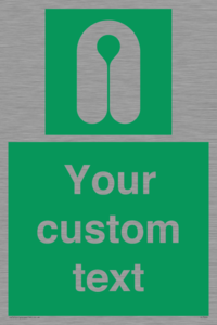 SL7226: Custom sign safe condition Lifejacket