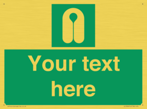 SL7226: Custom sign safe condition Lifejacket