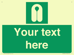 SL7226: Custom sign safe condition Lifejacket