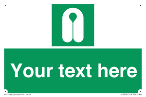 SL7226: Custom sign safe condition Lifejacket