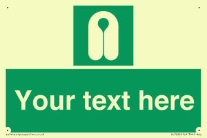 SL7226: Custom sign safe condition Lifejacket