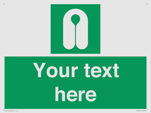 SL7226: Custom sign safe condition Lifejacket