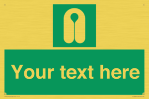 SL7226: Custom sign safe condition Lifejacket