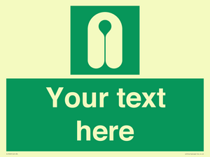 SL7226: Custom sign safe condition Lifejacket