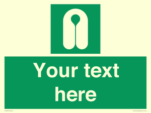 SL7226: Custom sign safe condition Lifejacket