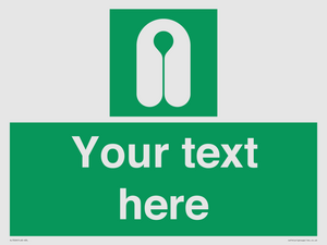 SL7226: Custom sign safe condition Lifejacket