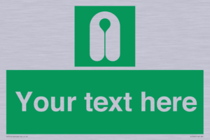 SL7226: Custom sign safe condition Lifejacket