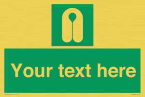 SL7226: Custom sign safe condition Lifejacket