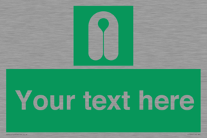 SL7226: Custom sign safe condition Lifejacket