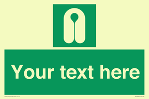 SL7226: Custom sign safe condition Lifejacket