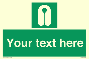 SL7226: Custom sign safe condition Lifejacket