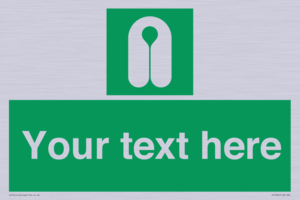 SL7226: Custom sign safe condition Lifejacket