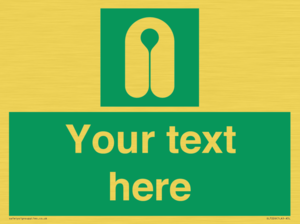 SL7226: Custom sign safe condition Lifejacket