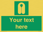 SL7226: Custom sign safe condition Lifejacket