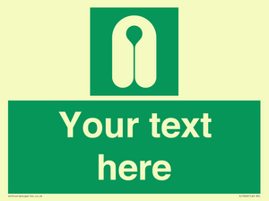 SL7226: Custom sign safe condition Lifejacket