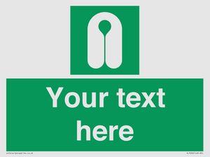 SL7226: Custom sign safe condition Lifejacket