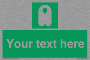 SL7226: Custom sign safe condition Lifejacket