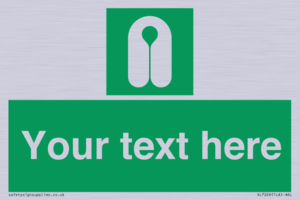 SL7226: Custom sign safe condition Lifejacket