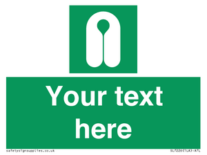 SL7226: Custom sign safe condition Lifejacket