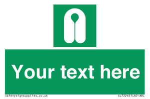 SL7226: Custom sign safe condition Lifejacket