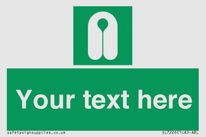 SL7226: Custom sign safe condition Lifejacket