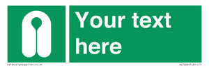 SL7226: Custom sign safe condition Lifejacket