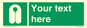 SL7226: Custom sign safe condition Lifejacket