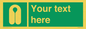 SL7226: Custom sign safe condition Lifejacket