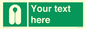 SL7226: Custom sign safe condition Lifejacket