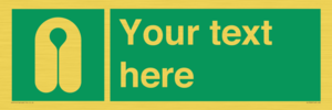 SL7226: Custom sign safe condition Lifejacket