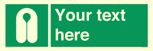 SL7226: Custom sign safe condition Lifejacket