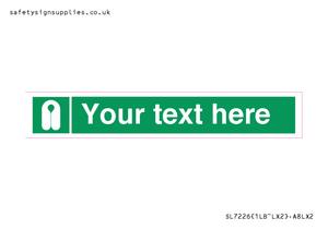 SL7226: Custom sign safe condition Lifejacket
