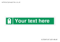 SL7226: Custom sign safe condition Lifejacket