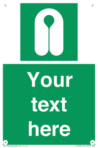 SL7226: Custom sign safe condition Lifejacket