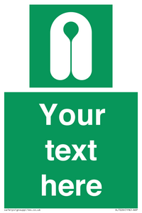 SL7226: Custom sign safe condition Lifejacket