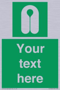 SL7226: Custom sign safe condition Lifejacket