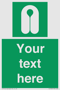 SL7226: Custom sign safe condition Lifejacket