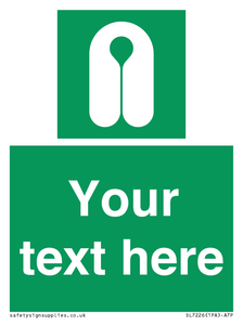 SL7226: Custom sign safe condition Lifejacket