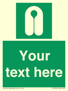 SL7226: Custom sign safe condition Lifejacket